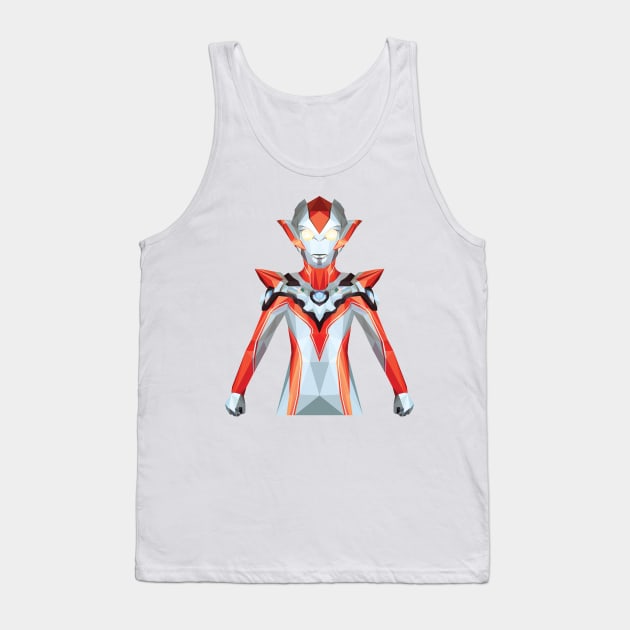 Ultrawoman Grigio (Low Poly Style) Tank Top by The Toku Verse